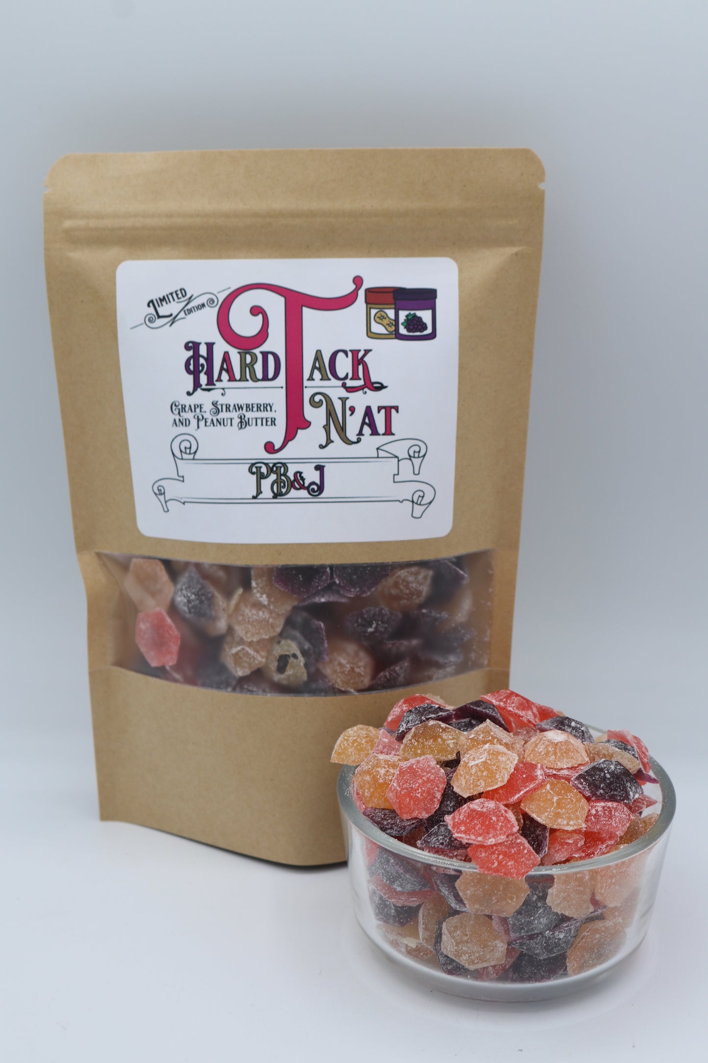 PB&J Hard Tack Candy