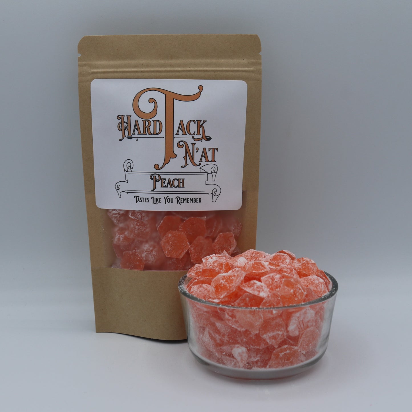 Peach Hard Tack Candy
