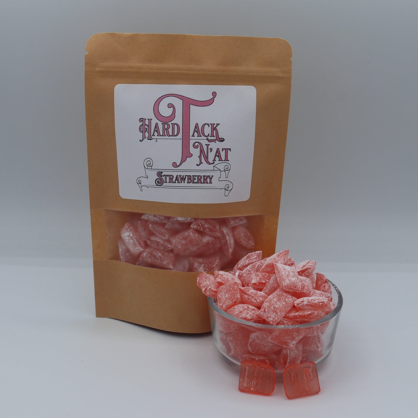 Strawberry Hard Tack Candy