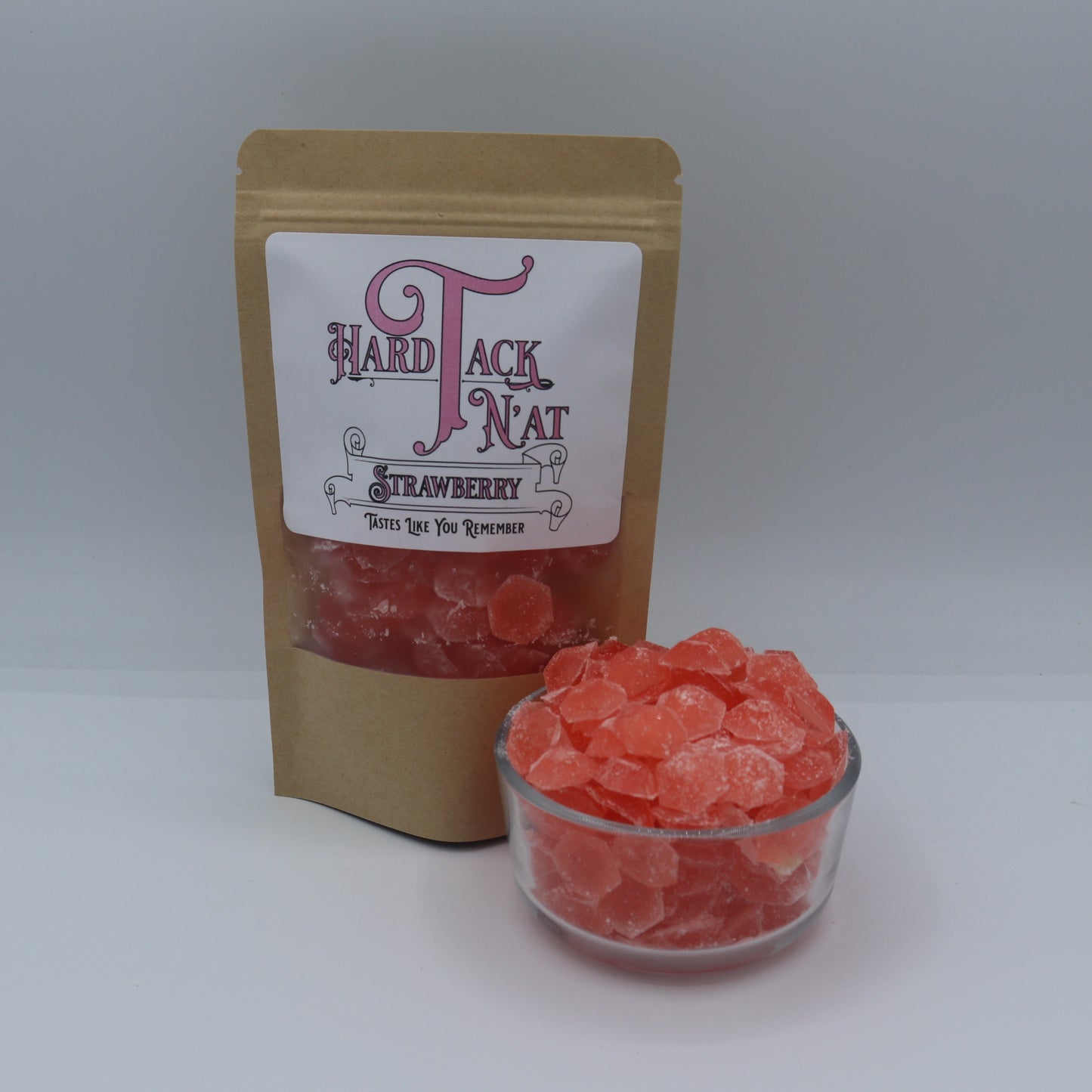 Strawberry Hard Tack Candy