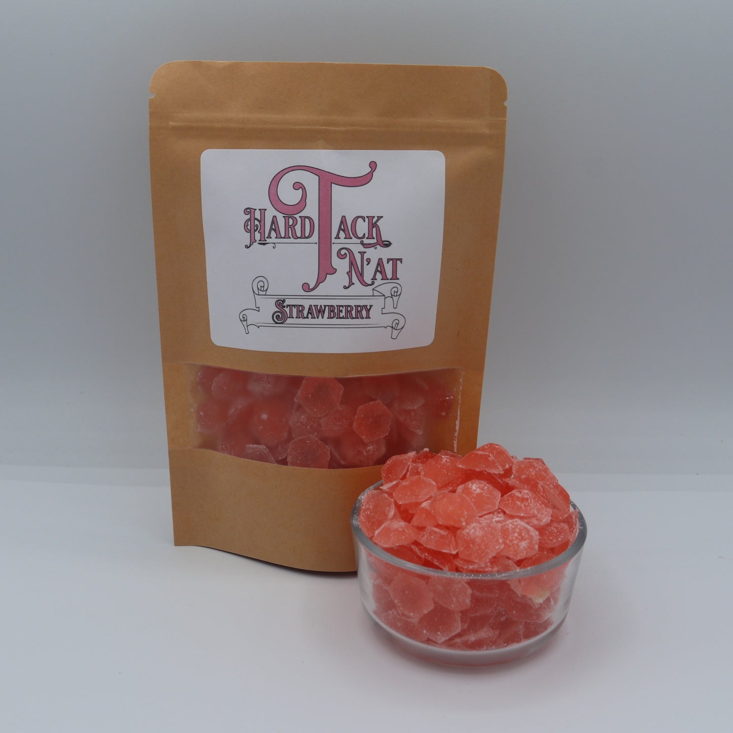 Strawberry Hard Tack Candy