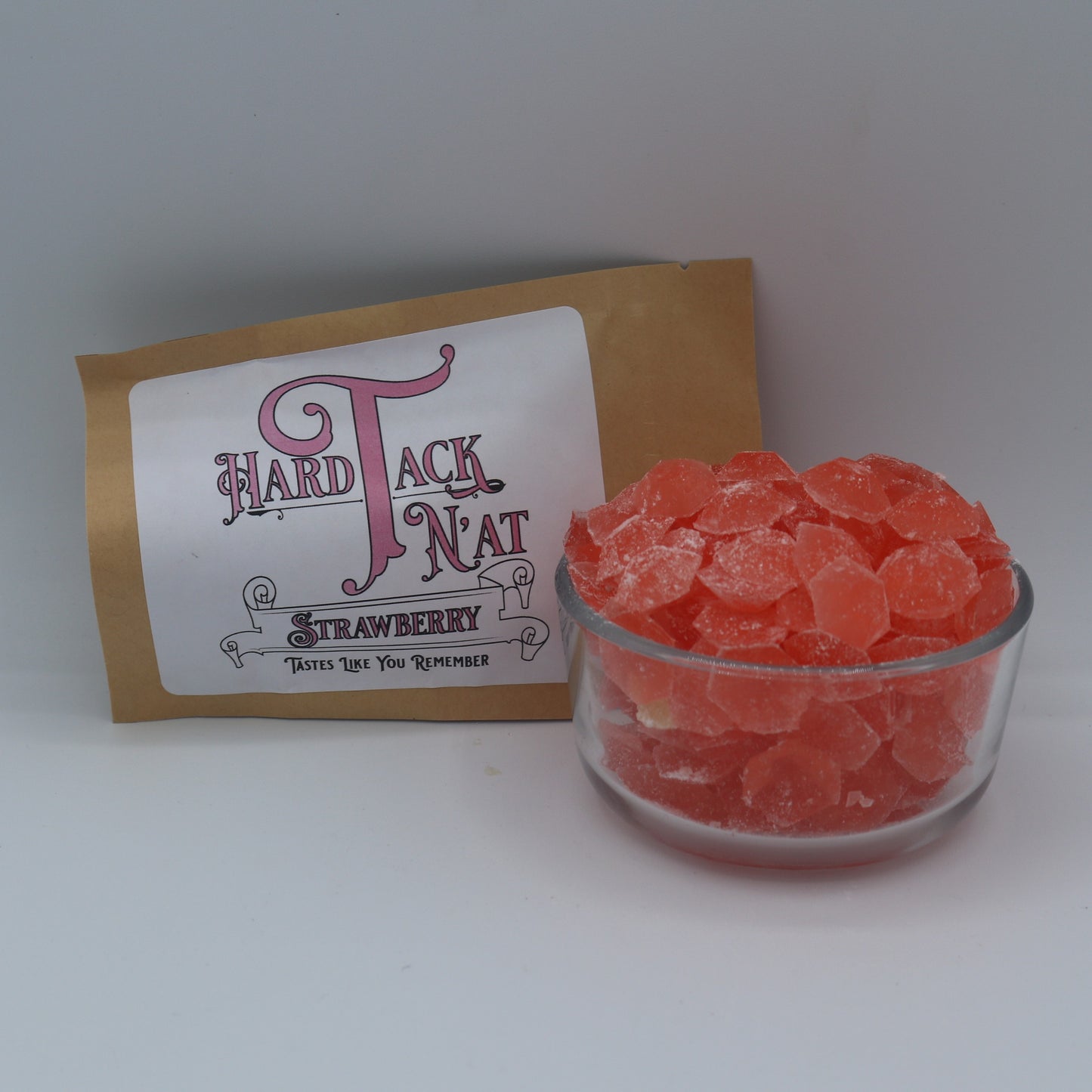 Strawberry Hard Tack Candy