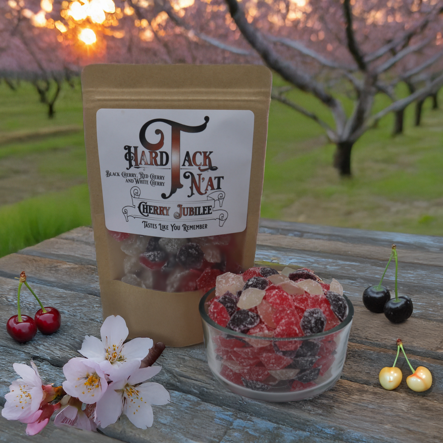 Cherry Jubilee Hard Tack Candy