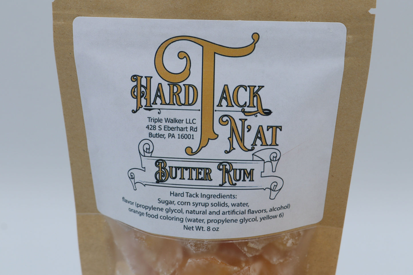 Butter Rum Hard Tack Candy