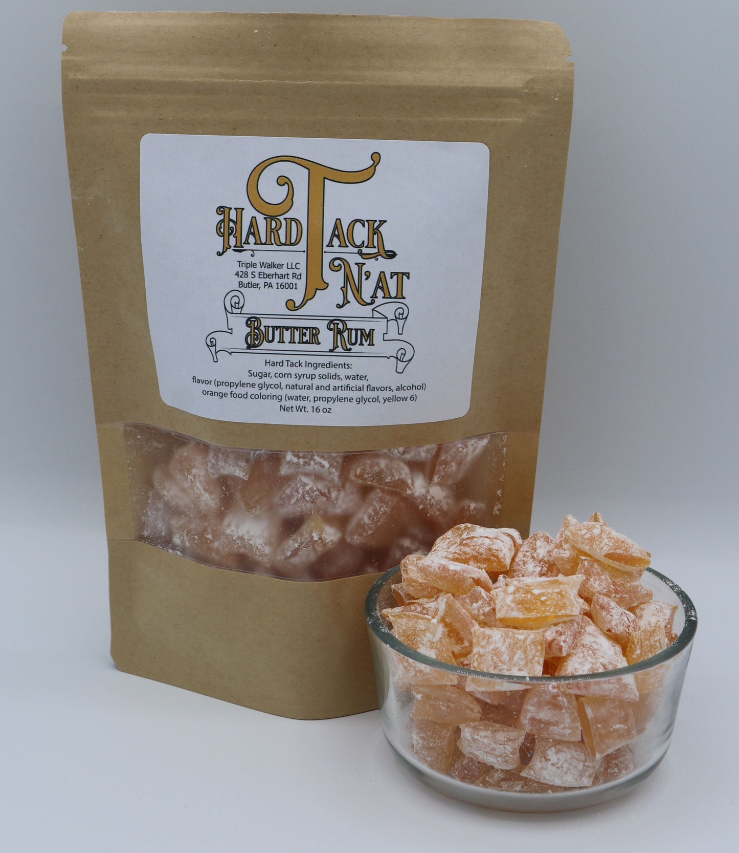 Butter Rum Hard Tack Candy