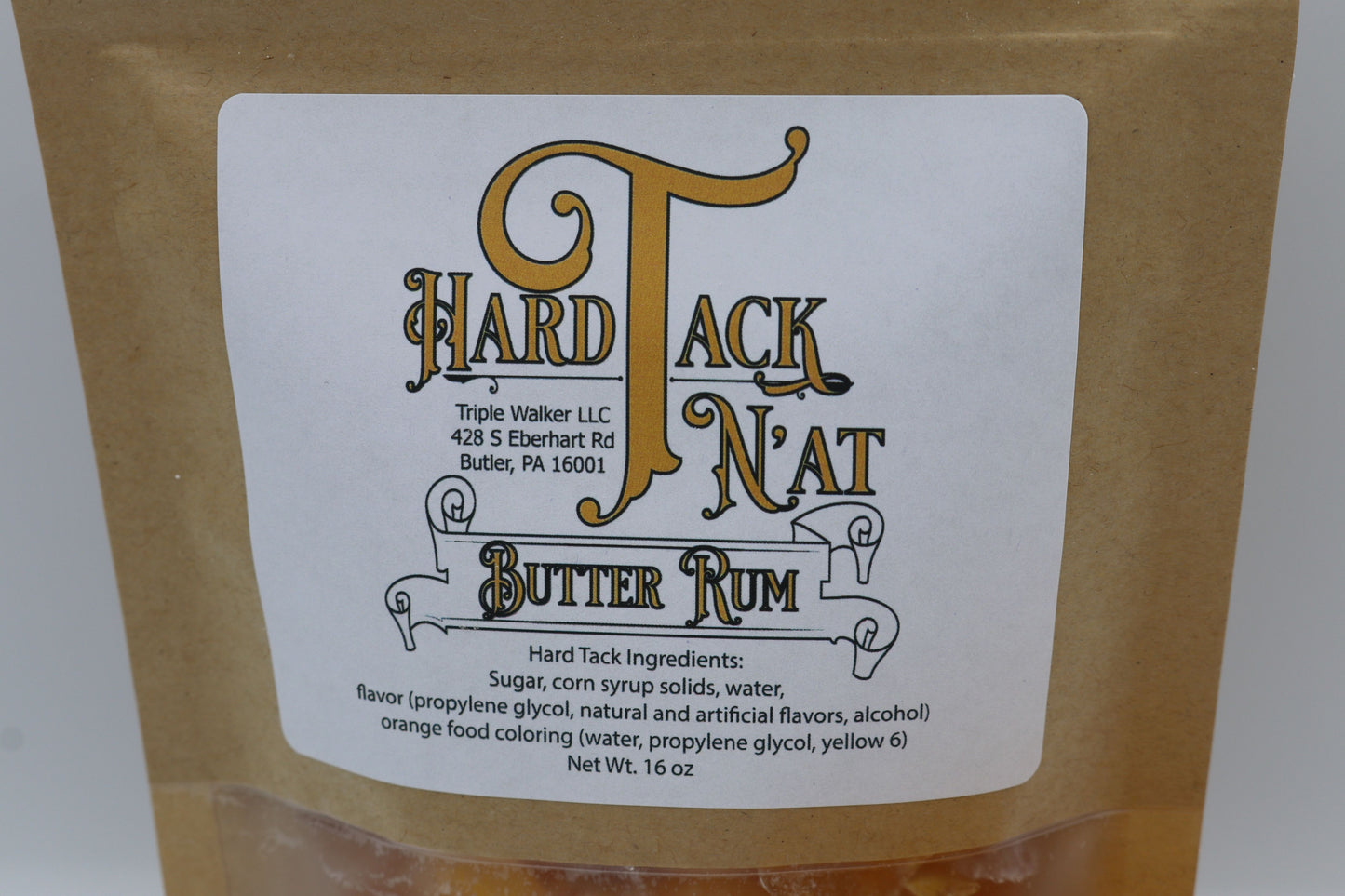 Butter Rum Hard Tack Candy